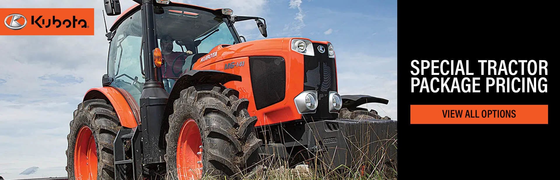 Kubota Special Packages avaiable through jacobi Sales